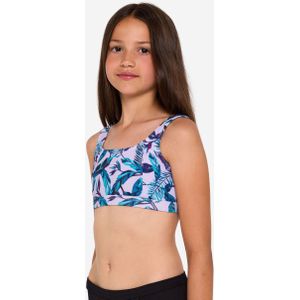 Bikinitop voor surfen meisjes bloemen 500 nora