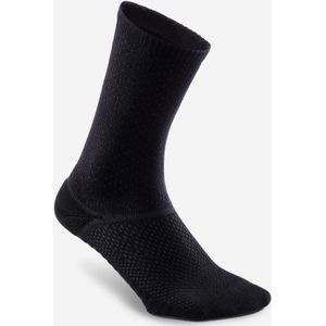Hoge sokken set van 2 paar zwart
