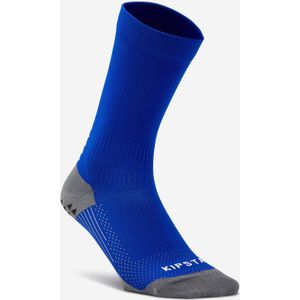 Korte antislip voetbalsokken viralto mid blauw