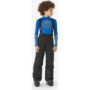 Warme en waterdichte skibroek pnf 900 voor kinderen zwart