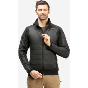 Fleece vest heren - warme heren fleece jas - sh190 - zwart