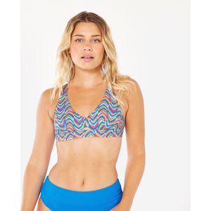 Bikinitop agatha voor dames blauw roze geel