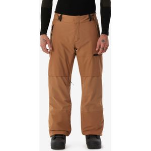 Warme en waterdichte snowboardbroek voor heren snb 500 camel