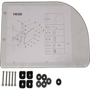 Transparante bescherming voor rolstoel schermsport fw500