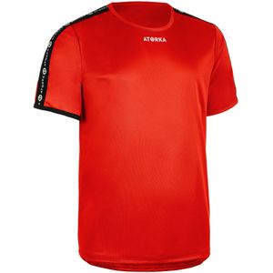 Handbalshirt heren h100c korte mouwen rood