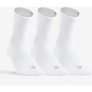 Hoge tennissokken rs 500 wit set van 3 paar