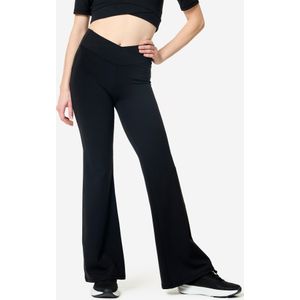 Rekbare fitnesslegging voor dames zwart