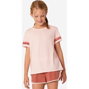 Katoenen t-shirt voor meisjes 500 roze