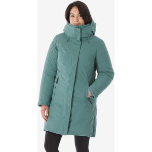 Waterdichte wandelparka nh900 dons voor dames groen