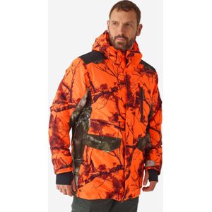 Warme waterdichte geruisloze aanzitjas fluo treemetic 500