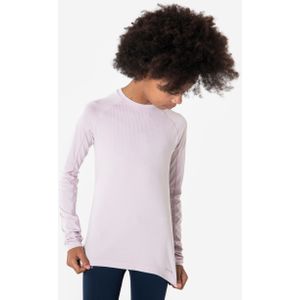 Hardloopshirt met lange mouwen voor kinderen skincare paars