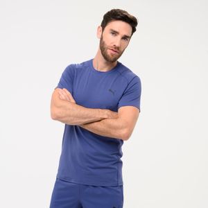 Heren-t-shirt active blauw