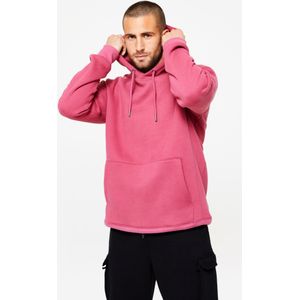 Heren hoodie oudroze