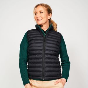 Bodywarmer voor golf dames mw500 zwart
