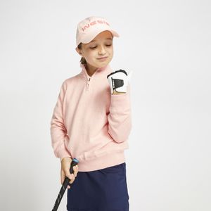 Winddichte golftrui voor kinderen mw500 roze