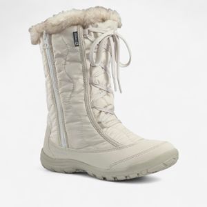 Warme en waterdichte snowboots sh500 voor meisjes wit