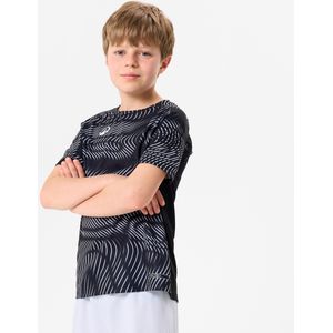 Voetbalshirt kind club wavy zwart/wit