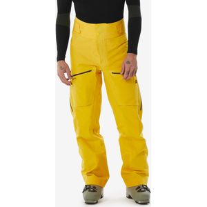 Warme en waterdichte skibroek voor heren fr500 geel