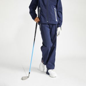 Regenbroek voor golf kinderen rw500 marineblauw