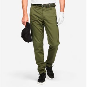 Golf chino broek katoen heren mw500 kaki