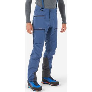 Waterdichte herenbroek voor alpinisme ice blauw leigrijs