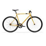 Stadsfiets single speed 500 geel