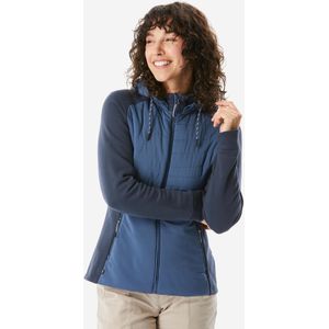 Quechua - nh500 - Hybride Hoodie - Blauw - Voor Dames