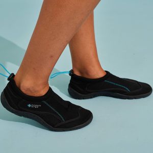 Waterschoenen voor aquawalking neopreen 2 mm zwart