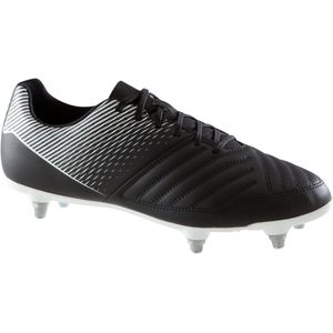 Voetbalschoenen agility 100 sg zwart/wit