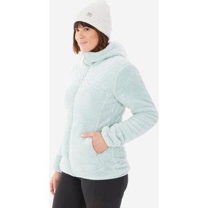 Warme wandelfleece nh500 voor dames groen