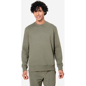 Warme sweater heren kaki