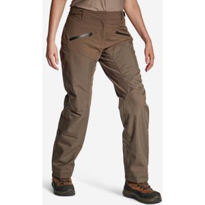 Stevige en waterdichte outdoorbroek voor dames supertrack 500