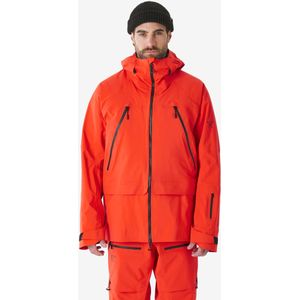 Waterdichte freeride ski-jas voor heren fr900 oranje