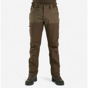 Jachtbroek voor droog weer renfort 500 bruin