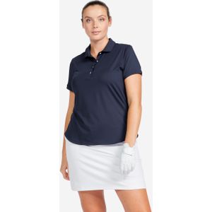 Golfpolo ww500 dames korte mouwen blauw