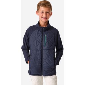 Tussenjas kinderen dun blauw/groen