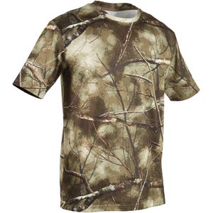 Ademend t-shirt voor de jacht 100 camouflage treemetic