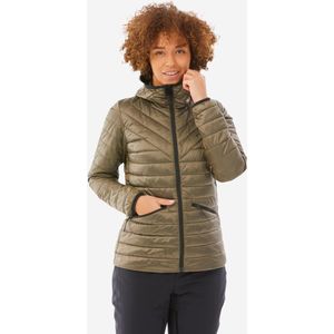 Lichte gewatteerde ski-jas voor dames 500 bronskleurig
