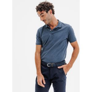 Golfpolo heren mw500 leiblauw