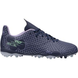 Voetbalschoenen kind viralto i mg/ag blauw/groen