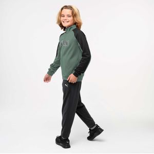 Trainingspak voor kinderen groen/zwart