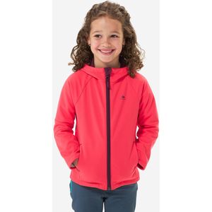 Softshell jas voor wandelen kinderen mh550 roze 2- 6 jaar
