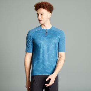 Mtb-shirt met korte mouwen expl 500 blauw