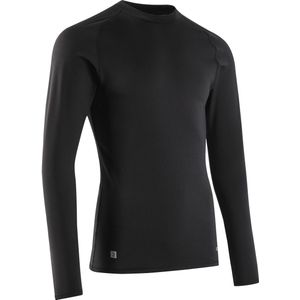 Thermoshirt heren / dames keepcomfort met lange mouwen zwart