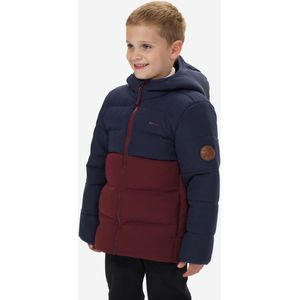 Synthetische wandeljas blauw bordeaux kinderen 2-6 jaar