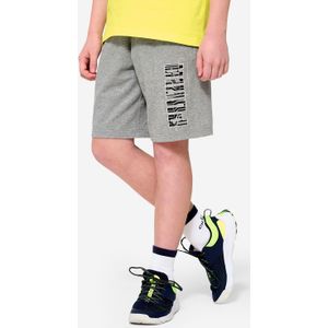 Short kids katoen grijs