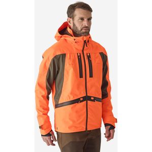 Regenjas voor de jacht renfort 900 fluo snip