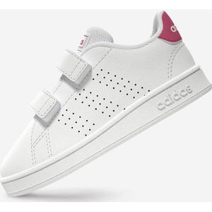 Sneakers met klittenband voor peuters advantage wit roze