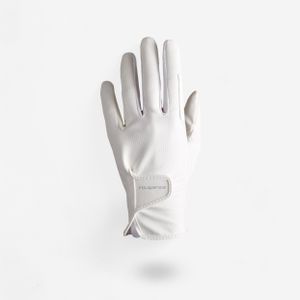 Rijhandschoenen voor dames 500 wit