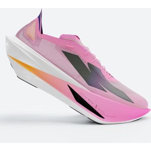 Hardloopschoenen met carbonplaat kipstorm lab roze